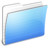 Aqua Stripped Folder Generic Icon